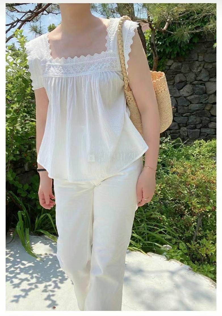 WHITE韓國直郵女裝新款職業24春夏真品推薦時尚熱賣吊帶背心WHITE吊帶/背心