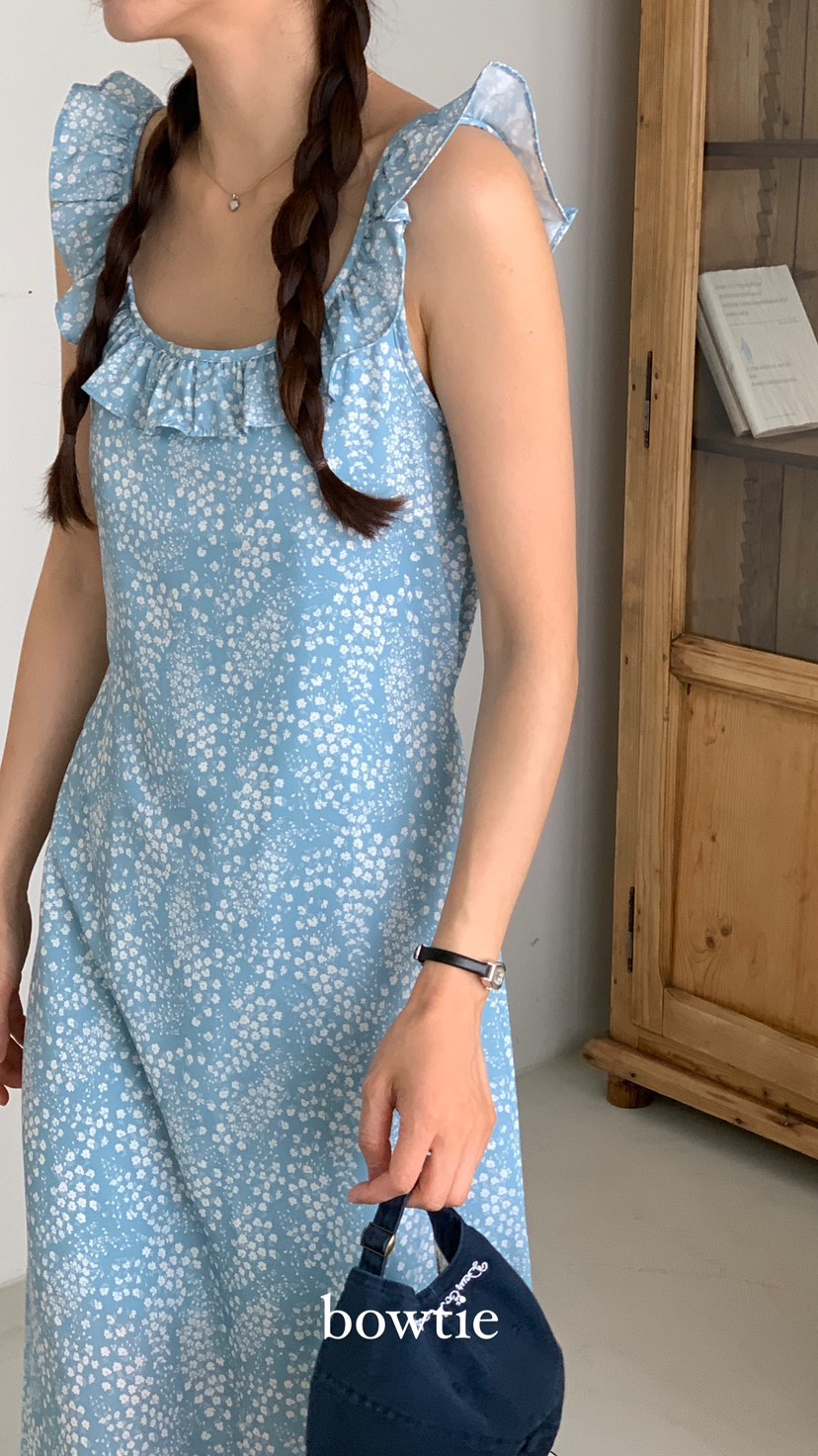 BOWTIE韓國直郵東大門代購女裝新品推薦人氣熱賣24春夏連衣裙GLITTER連衣裙
