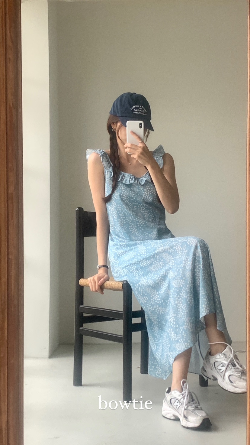 BOWTIE韓國直郵東大門代購女裝新品推薦人氣熱賣24春夏連衣裙GLITTER連衣裙