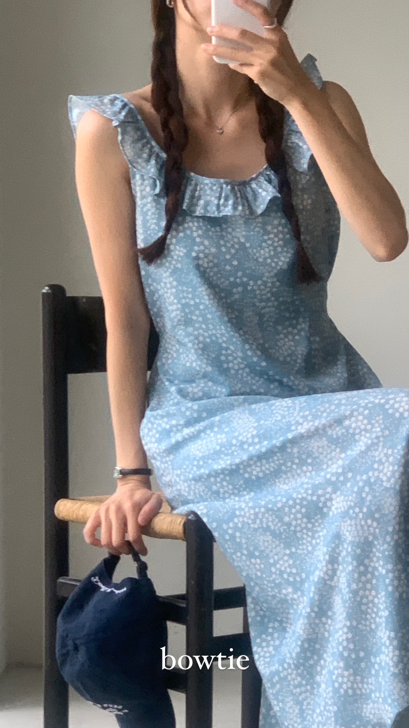 BOWTIE韓國直郵東大門代購女裝新品推薦人氣熱賣24春夏連衣裙GLITTER連衣裙