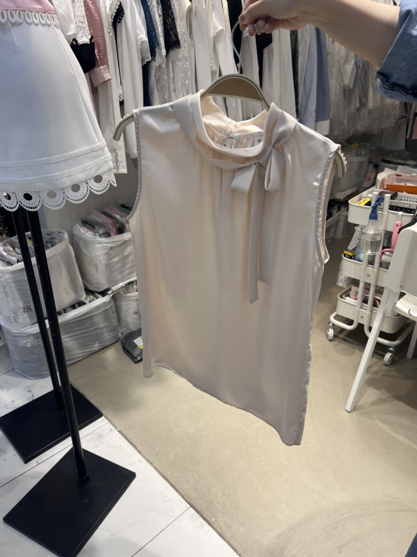Cherish韓國直郵女裝新品24春夏真品時尚休閑人氣襯衫蕾絲衫CHERISH-Q襯衫/蕾絲衫圖色2