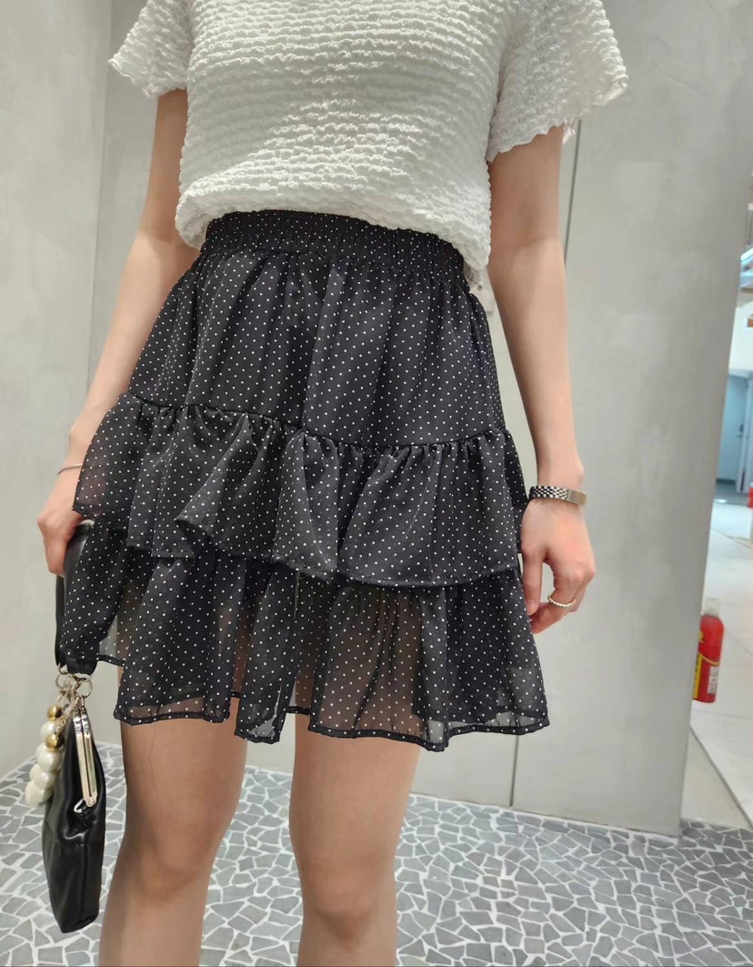 LULULALLA韓國直郵東大門實拍女裝新款人氣休閑熱賣24春夏短裙LULULALLA短裙