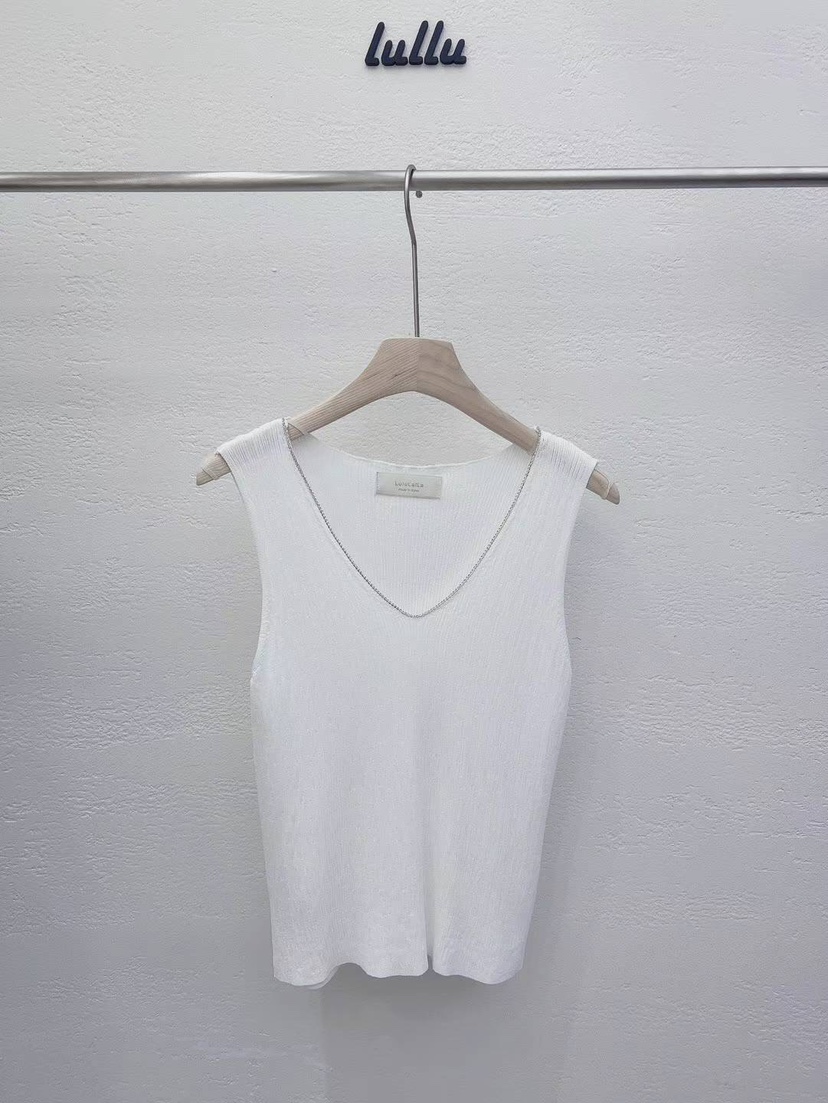 LULULALLA直郵韓國代購女裝新品職業休閑24春夏人氣吊帶背心LULULALLA吊帶/背心圖色1