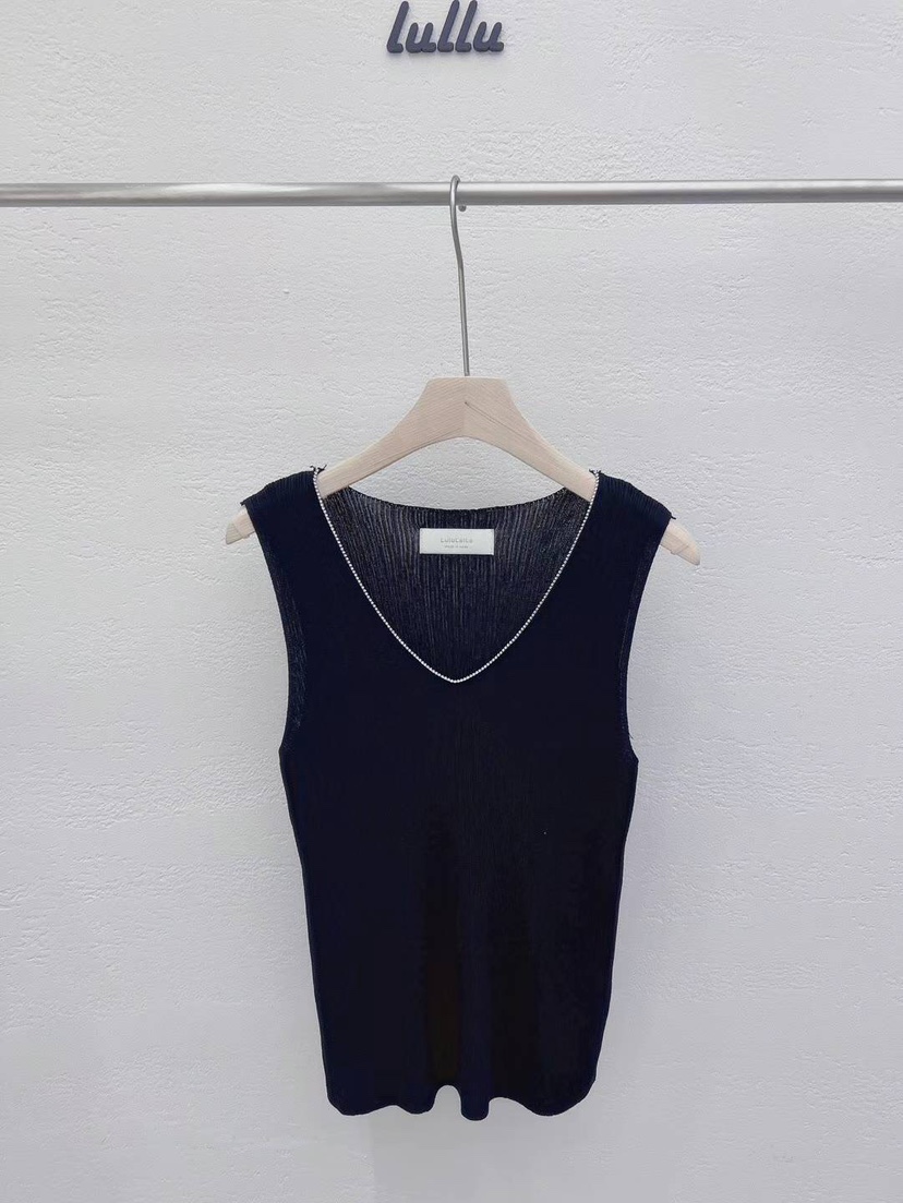 LULULALLA直郵韓國代購女裝新品職業休閑24春夏人氣吊帶背心LULULALLA吊帶/背心圖色2