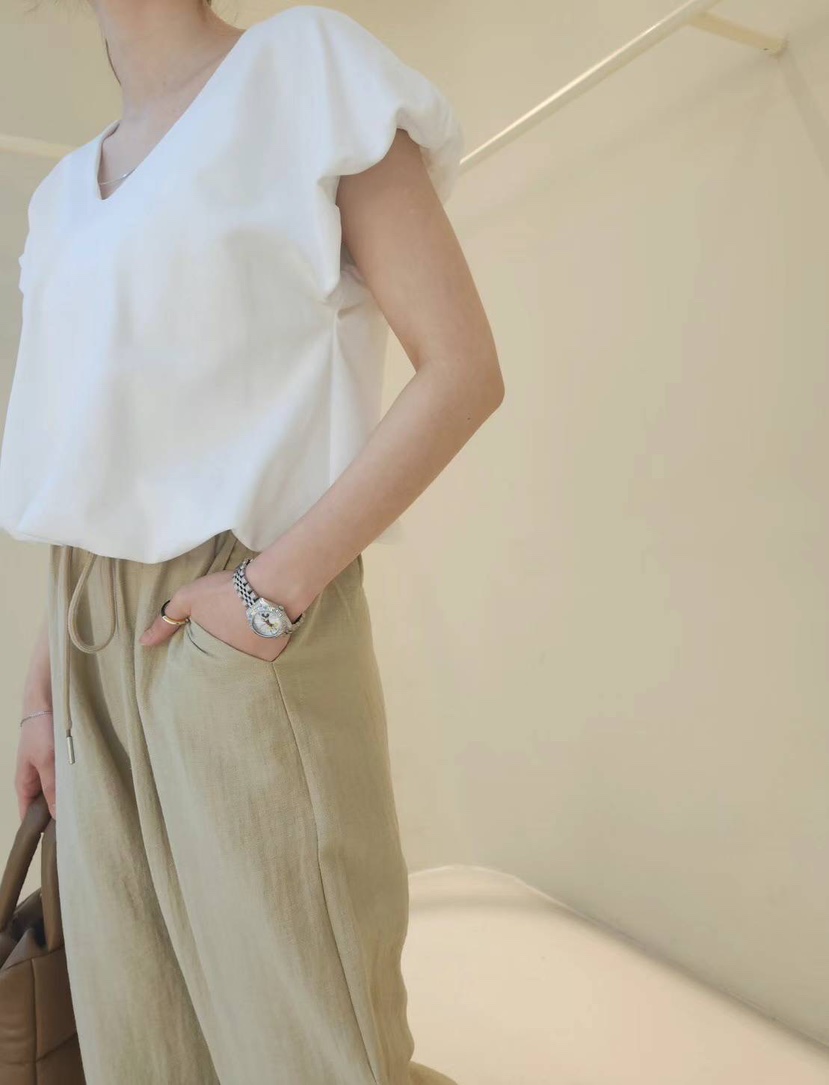 LULULALLA直郵韓國代購女裝新品時尚人氣休閑熱賣襯衫蕾絲衫LULULALLA襯衫/蕾絲衫