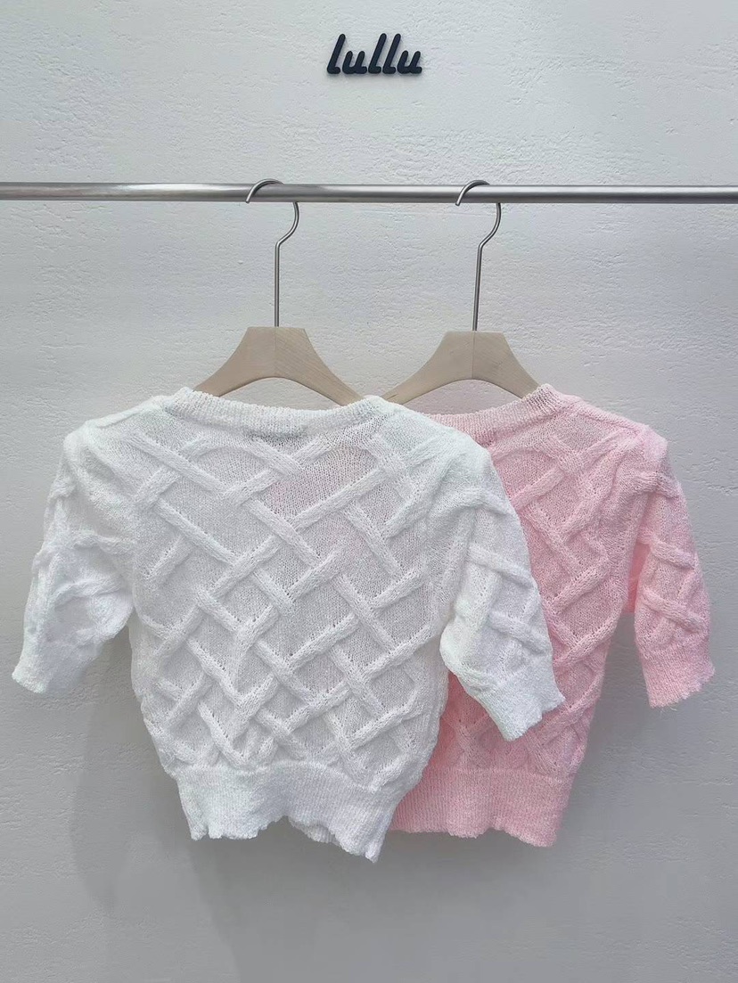 LULULALLA直郵韓國代購女裝新款熱賣人氣推薦真品24春夏針織衫LULULALLA針織衫
