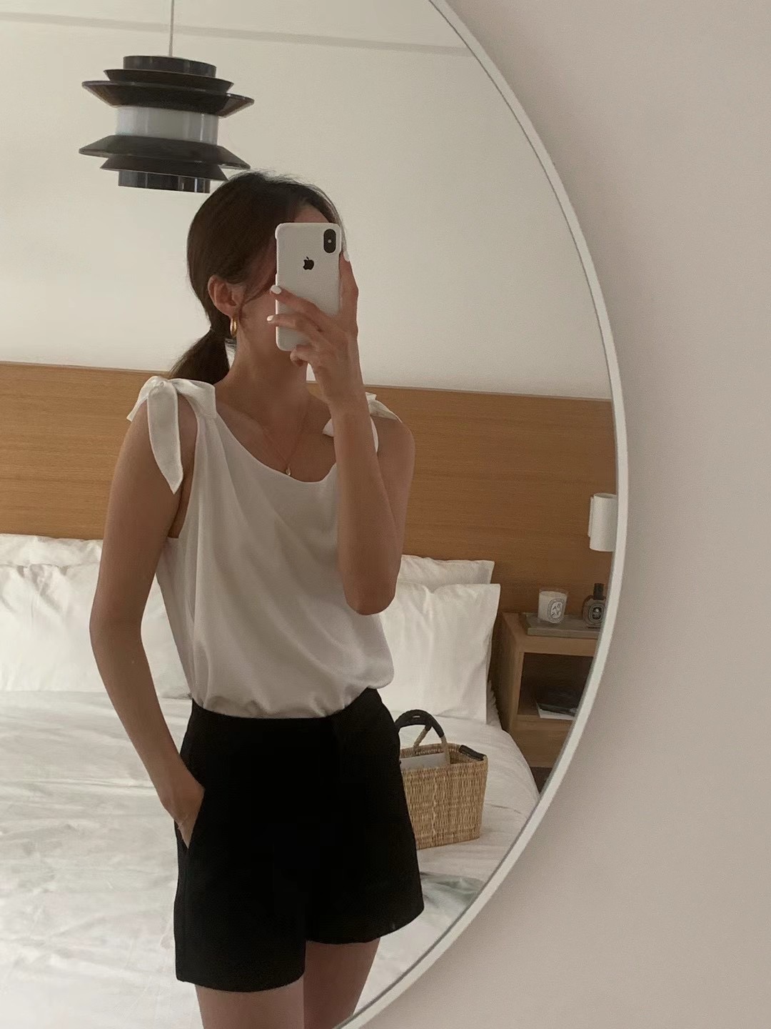 LUVLUV-럽럽-OT韓國直郵女裝新款職業推薦人氣24春夏短褲LUVLUV短褲圖色3