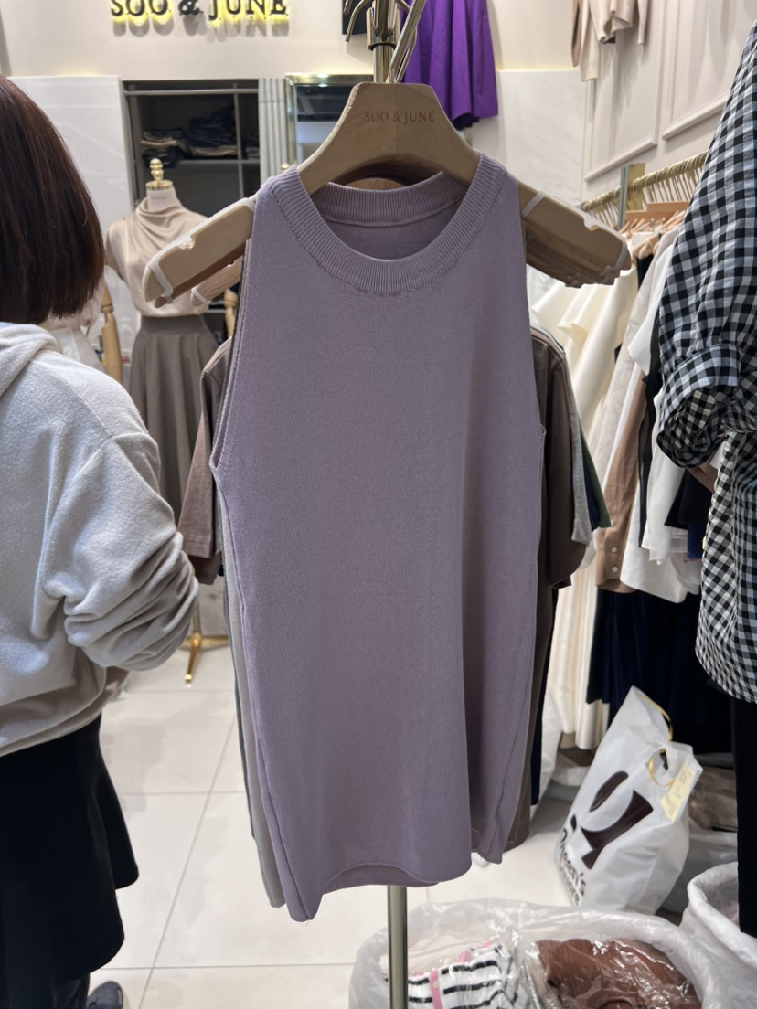 SOO JUNE直郵韓國代購女裝新品職業真品人氣熱賣休閑吊帶背心SOO JUNE吊帶/背心圖色2