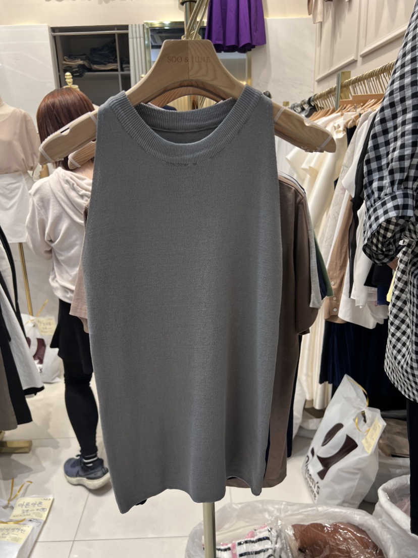 SOO JUNE直郵韓國代購女裝新品職業真品人氣熱賣休閑吊帶背心SOO JUNE吊帶/背心圖色5