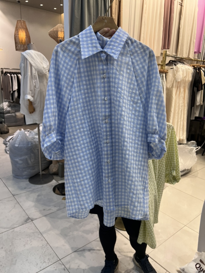 SOO JUNE韓國直郵東大門代購女裝新品人氣職業時尚襯衫蕾絲衫SOO JUNE襯衫/蕾絲衫圖色3