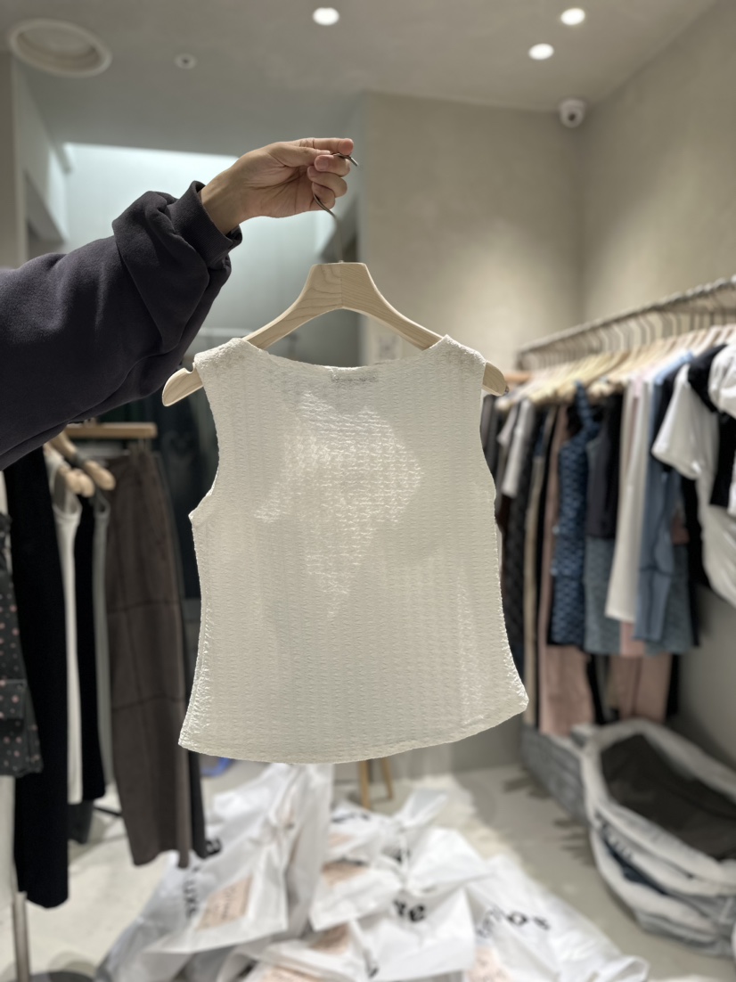 TOO HOT韓國直郵東大門代購女裝新品職業休閑24春夏吊帶背心TOO HOT吊帶/背心