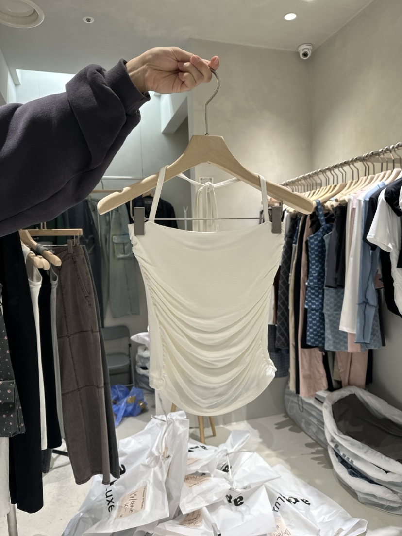TOO HOT直郵韓國代購女裝新品推薦熱賣職業休閑24春夏吊帶背心TOO HOT吊帶/背心