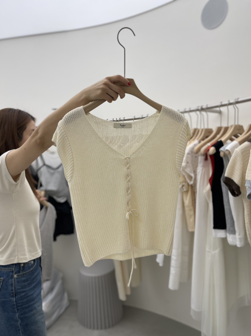 TWELVE韓國直郵女裝新品熱賣推薦時尚24春夏休閑真品針織衫TWELVE針織衫