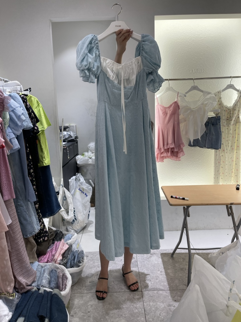 TYCHE韓國直郵東大門代購女裝新款真品熱賣人氣24春夏連衣裙TYCHE連衣裙圖色2