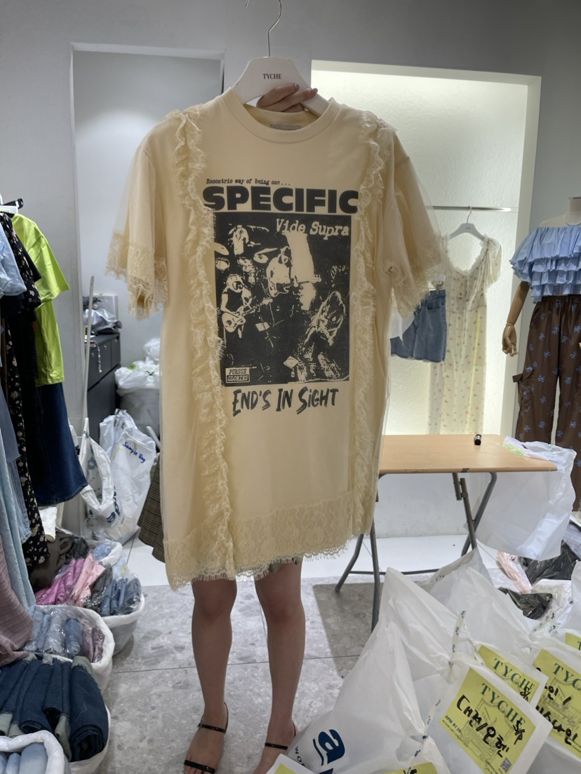 TYCHE韓國直郵東大門代購女裝新品時尚人氣24春夏推薦T恤TYCHET恤圖色2