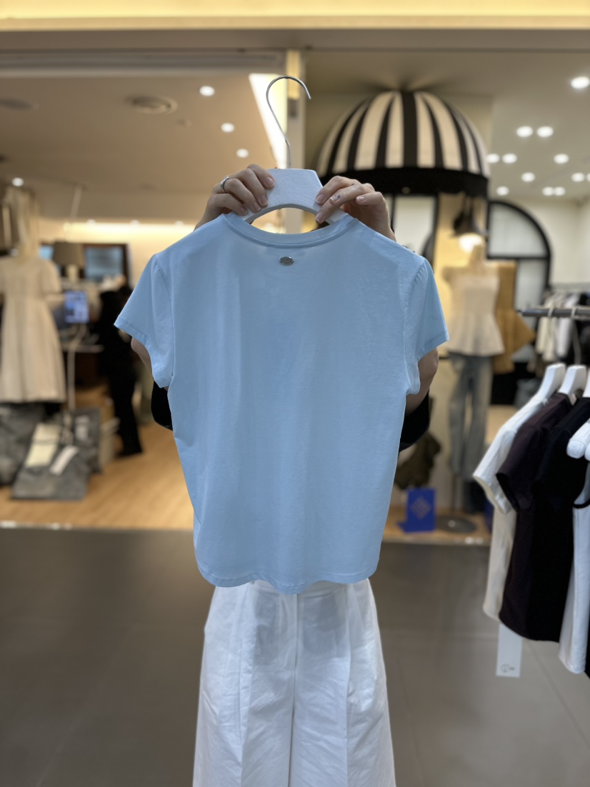 VISUAL SPACE直郵韓國代購女裝新品24春夏時尚人氣推薦T恤VISUAL SPACET恤