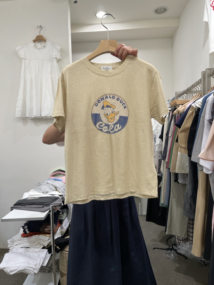 VILLABUTTON直郵韓國代購女裝新品推薦時尚真品職業T恤復古VILLABUTTONT恤圖色2