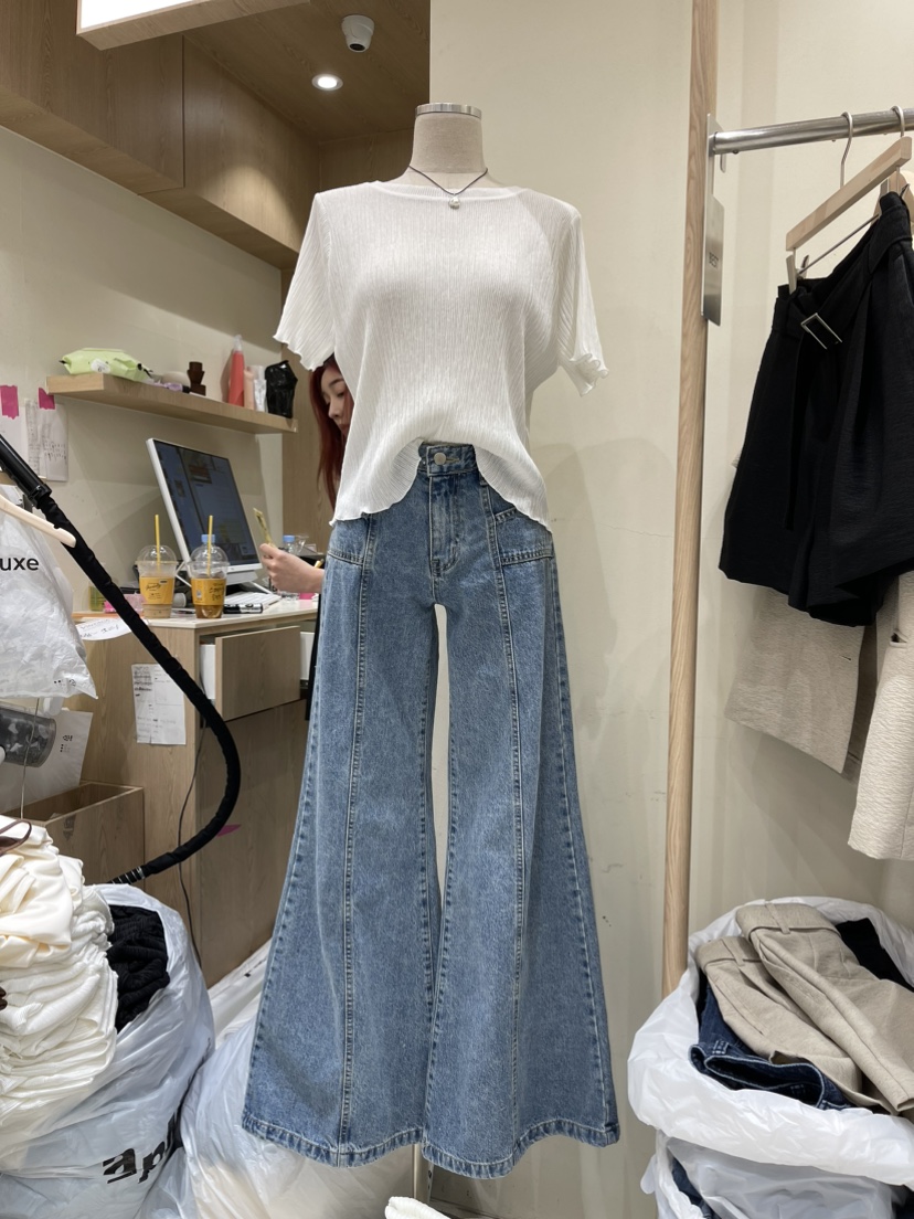 VINTAGE VIBE韓國直郵女裝新款人氣休閑職業真品24春夏T恤VINTAGE VIBET恤