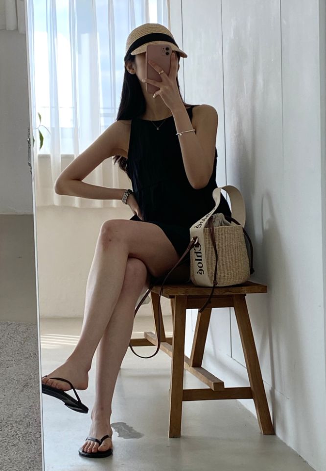 DORI韓國直郵女裝新品人氣職業休閑24春夏時尚真品吊帶背心OURR吊帶/背心