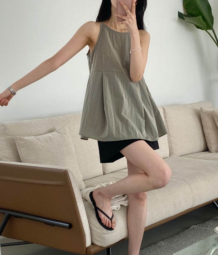DORI韓國直郵女裝新品人氣職業休閑24春夏時尚真品吊帶背心OURR吊帶/背心