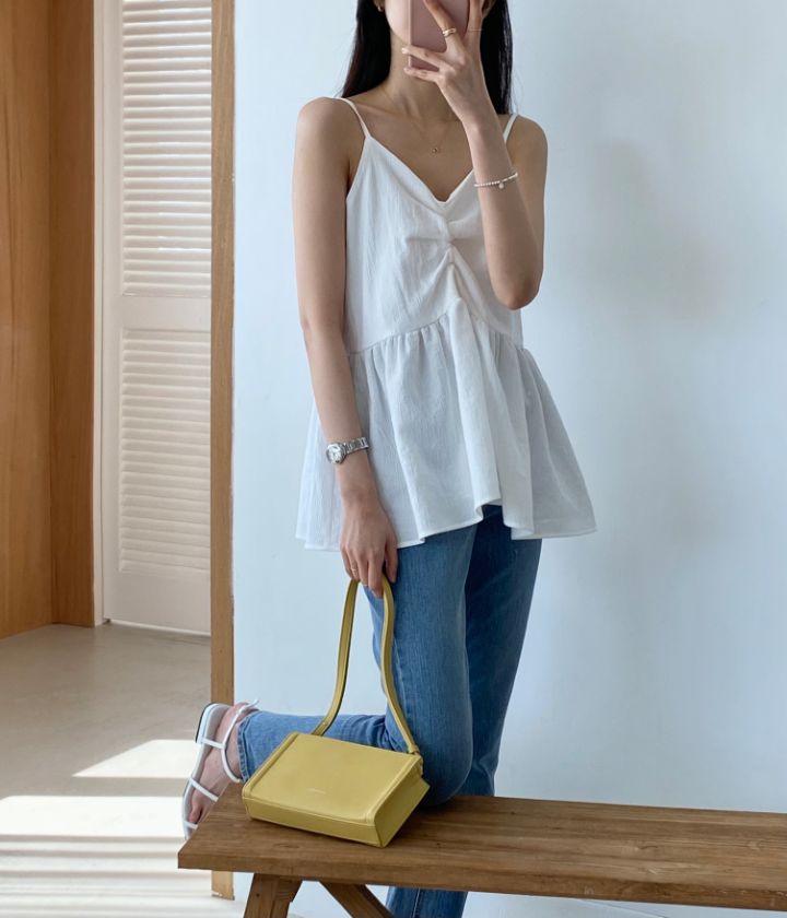 DORI韓國直郵女裝新款職業休閑時尚推薦熱賣人氣真品吊帶背心OURR吊帶/背心