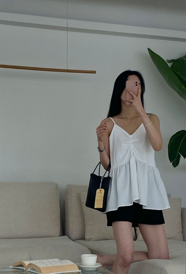 DORI韓國直郵女裝新款職業休閑時尚推薦熱賣人氣真品吊帶背心OURR吊帶/背心