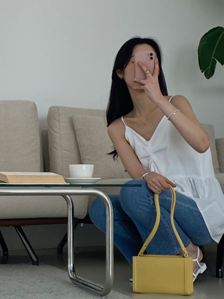 DORI韓國直郵女裝新款職業休閑時尚推薦熱賣人氣真品吊帶背心OURR吊帶/背心