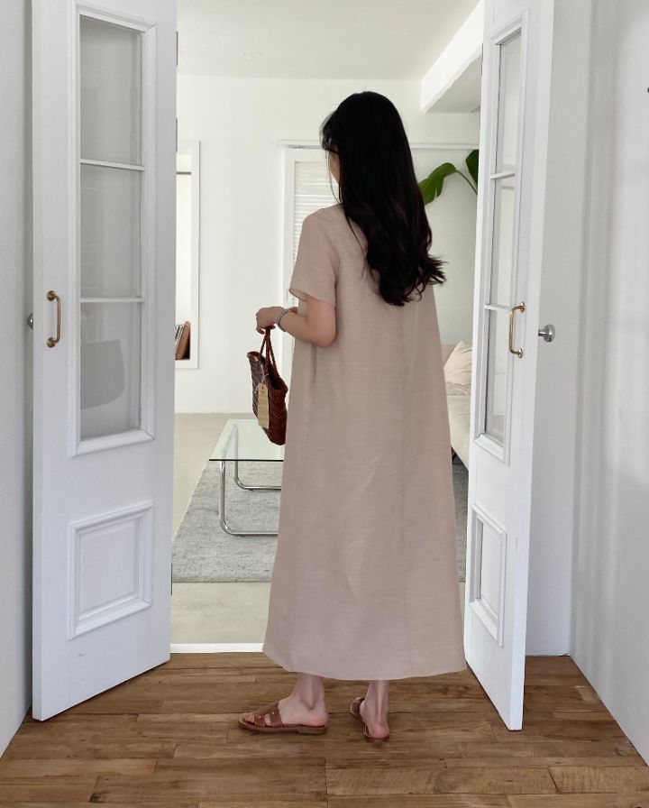DORI韓國直郵東大門代購女裝新款時尚熱賣人氣連衣裙歐根紗OURR連衣裙