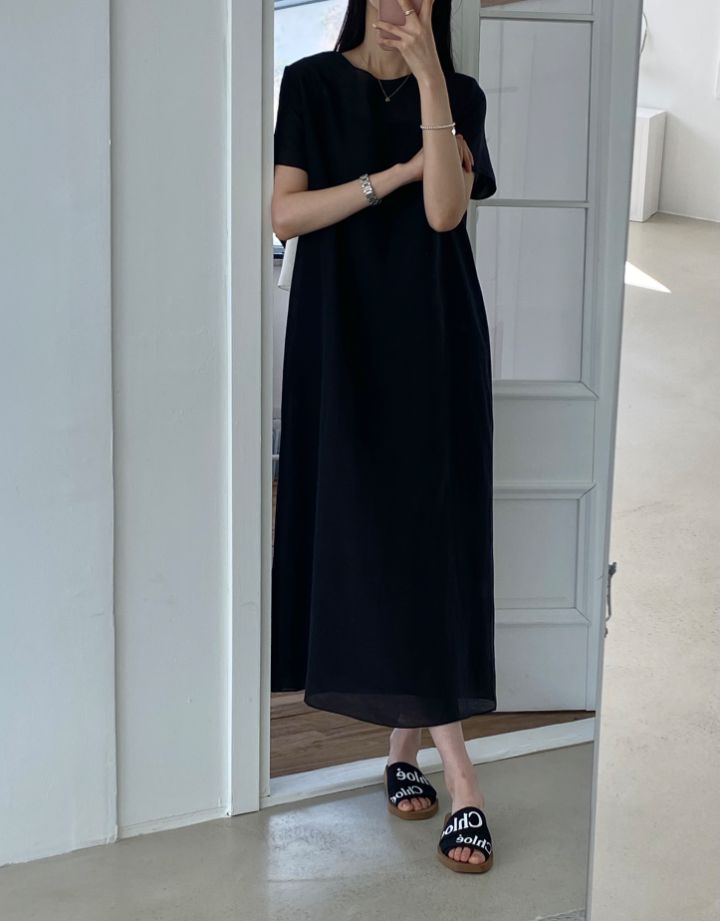 DORI韓國直郵東大門代購女裝新款時尚熱賣人氣連衣裙歐根紗OURR連衣裙