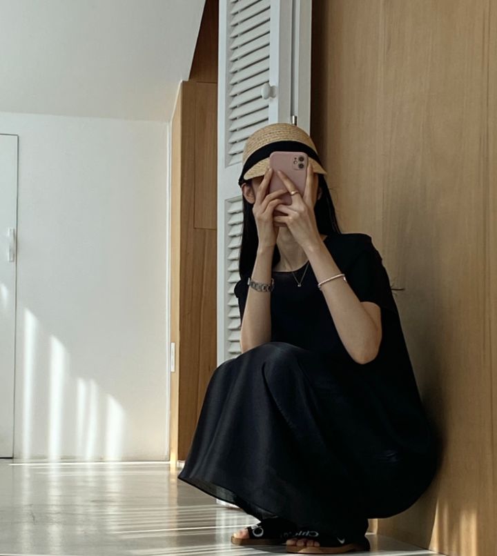 DORI韓國直郵東大門代購女裝新款時尚熱賣人氣連衣裙歐根紗OURR連衣裙