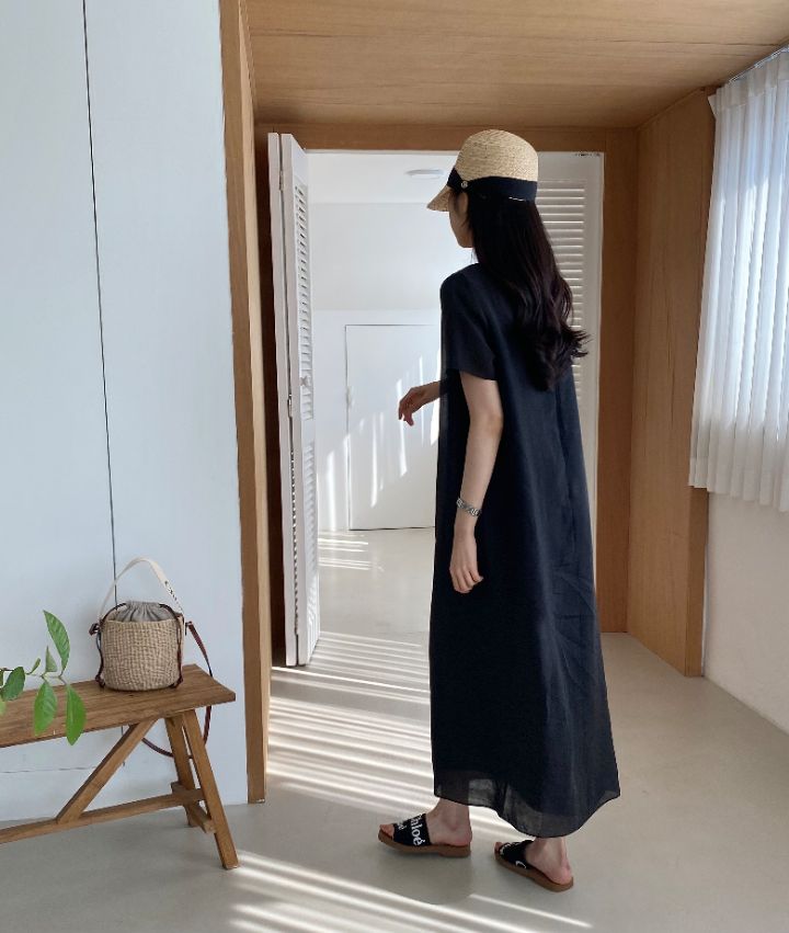 DORI韓國直郵東大門代購女裝新款時尚熱賣人氣連衣裙歐根紗OURR連衣裙