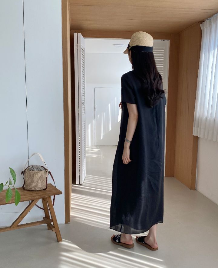 DORI韓國直郵東大門代購女裝新款時尚熱賣人氣連衣裙歐根紗OURR連衣裙