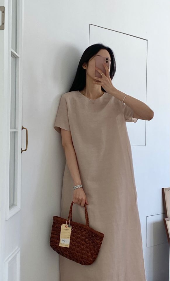 DORI韓國直郵東大門代購女裝新款時尚熱賣人氣連衣裙歐根紗OURR連衣裙
