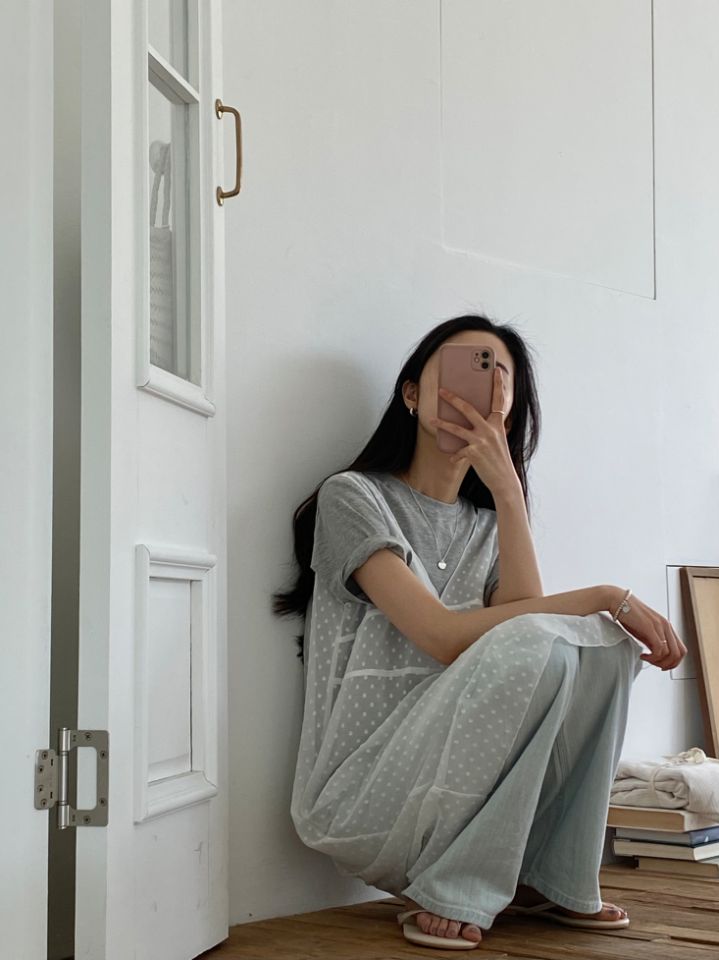 DORI韓國直郵東大門代購女裝新款真品人氣24春夏休閑連衣裙OURR連衣裙