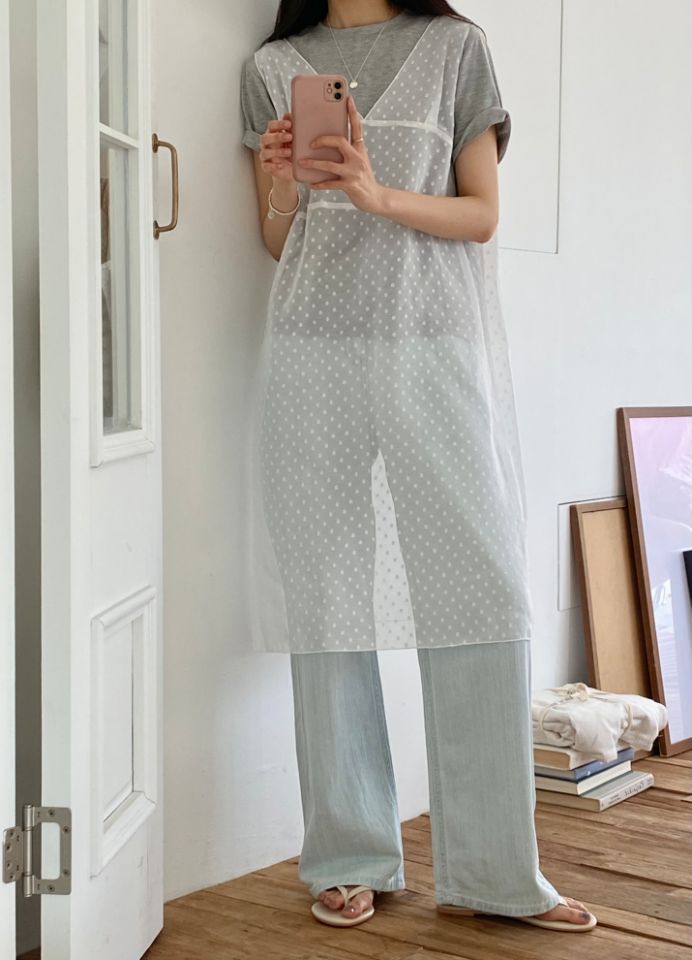 DORI韓國直郵東大門代購女裝新款真品人氣24春夏休閑連衣裙OURR連衣裙