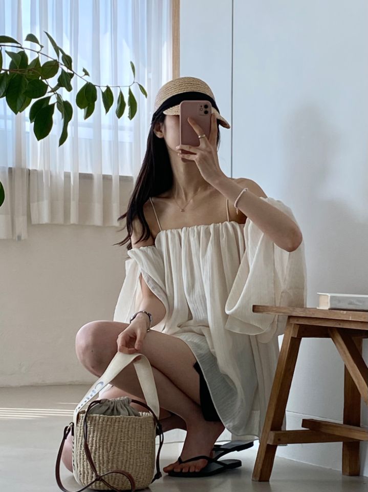 DORI韓國直郵東大門代購女裝新款24春夏人氣真品襯衫蕾絲衫OURR襯衫/蕾絲衫