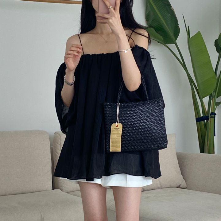 DORI韓國直郵東大門代購女裝新款24春夏人氣真品襯衫蕾絲衫OURR襯衫/蕾絲衫