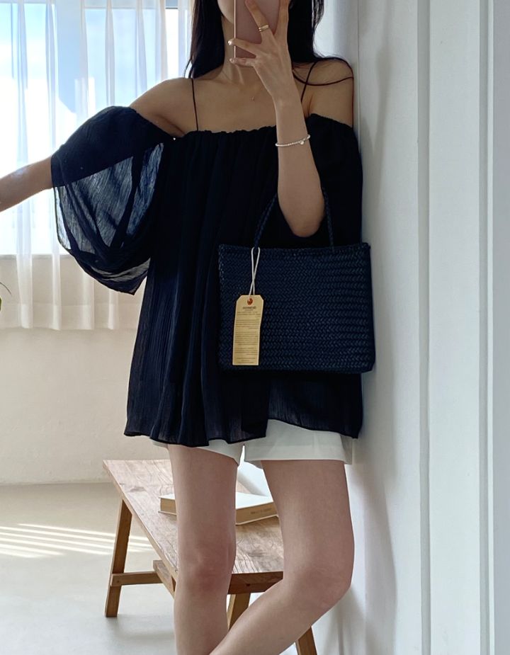DORI韓國直郵東大門代購女裝新款24春夏人氣真品襯衫蕾絲衫OURR襯衫/蕾絲衫
