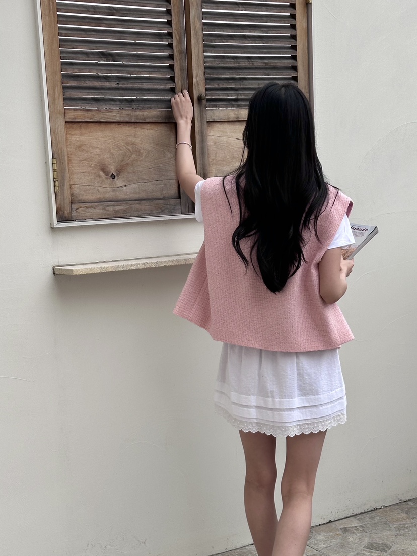 HAWK韓國直郵女裝新品人氣真品熱賣推薦時尚職業休閑24春夏馬甲Le Ahicon馬甲