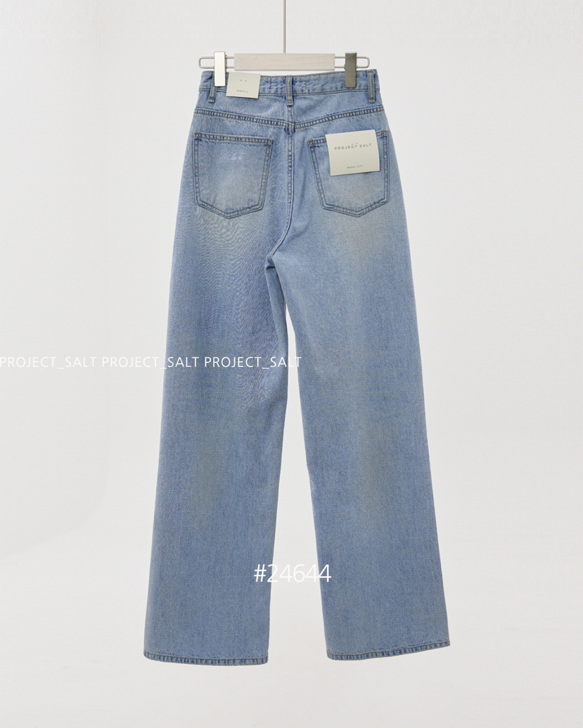 PROJECTSALT韓國直郵東大門代購女裝新款休閑推薦真品牛仔褲PROJECTSALT牛仔褲
