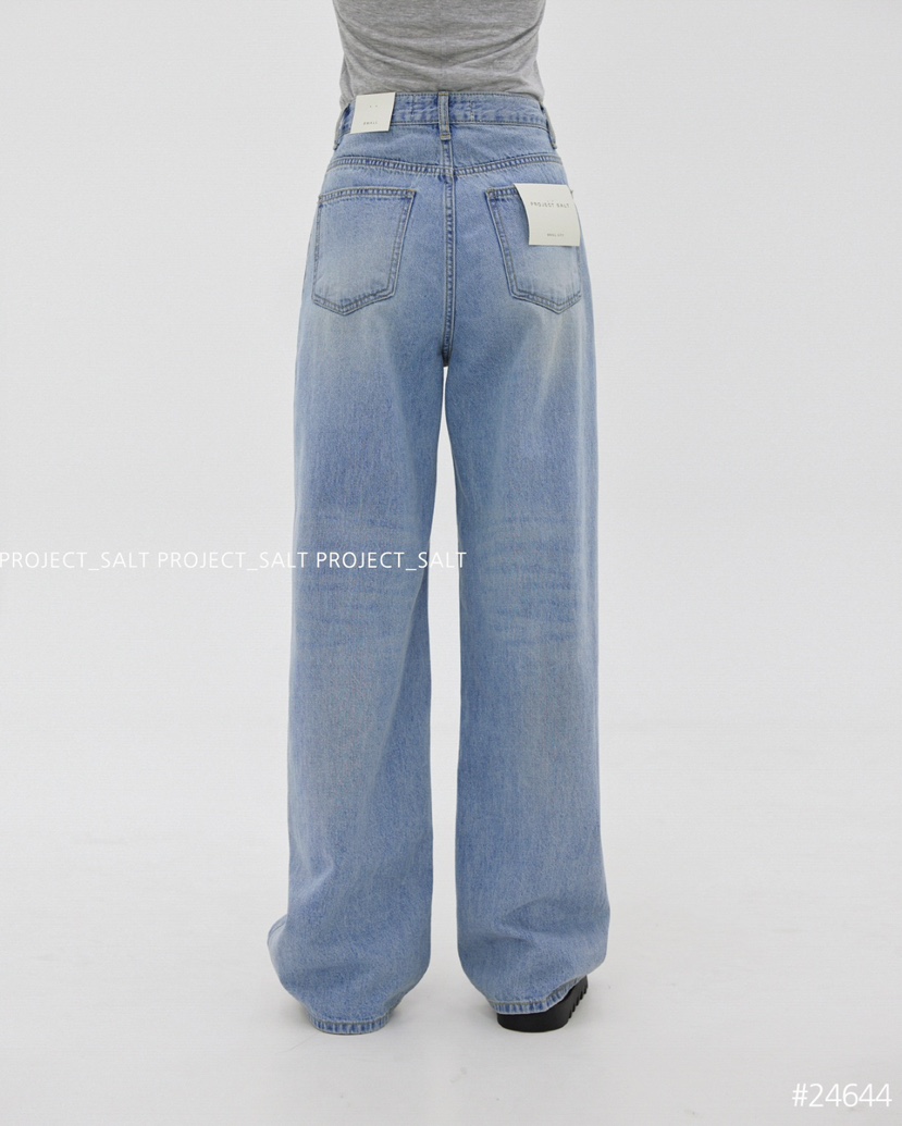 PROJECTSALT韓國直郵東大門代購女裝新款休閑推薦真品牛仔褲PROJECTSALT牛仔褲