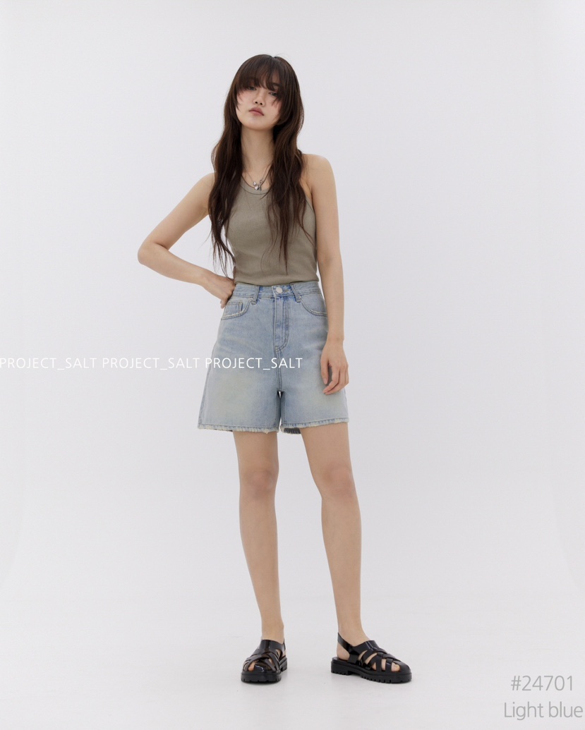 PROJECTSALT韓國直郵東大門實拍女裝新品休閑熱賣推薦牛仔褲PROJECTSALT牛仔褲