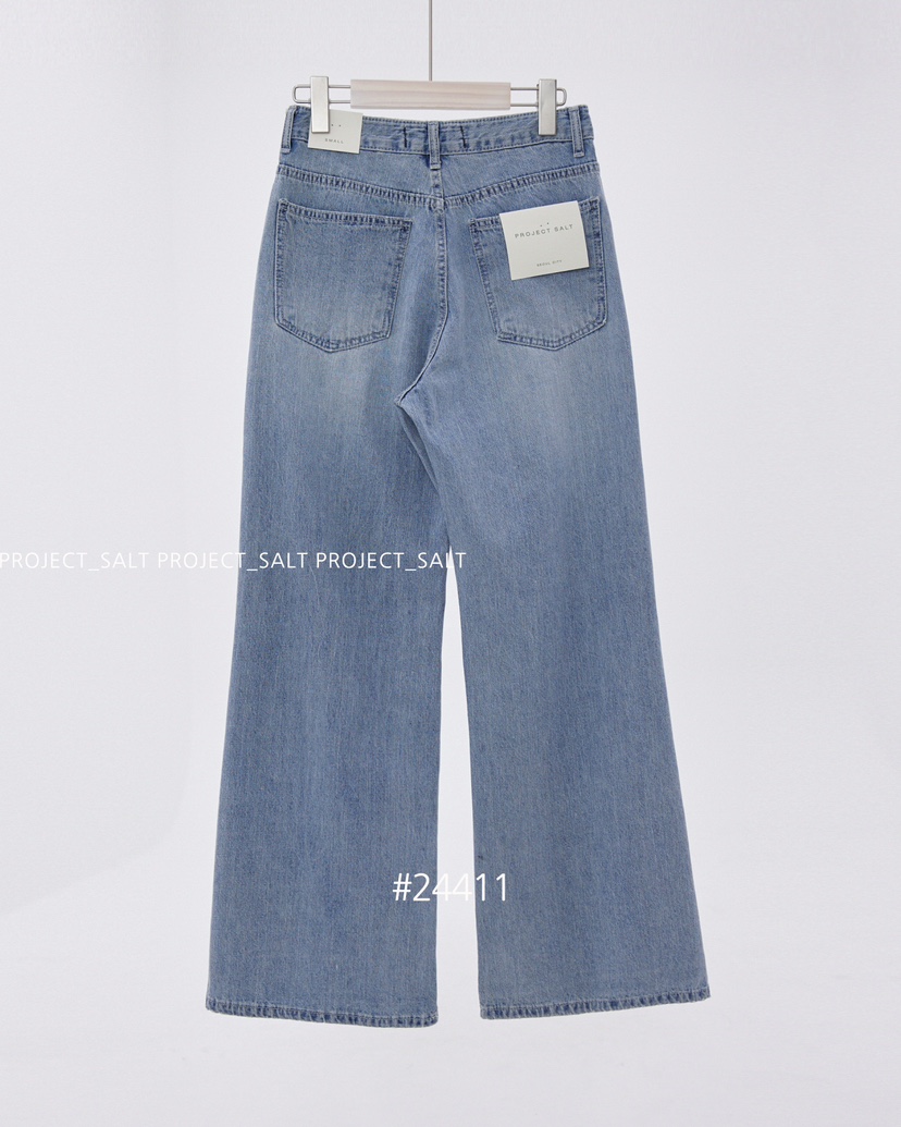PROJECTSALT直郵韓國代購女裝新款推薦真品熱賣職業24春夏牛仔褲PROJECTSALT牛仔褲