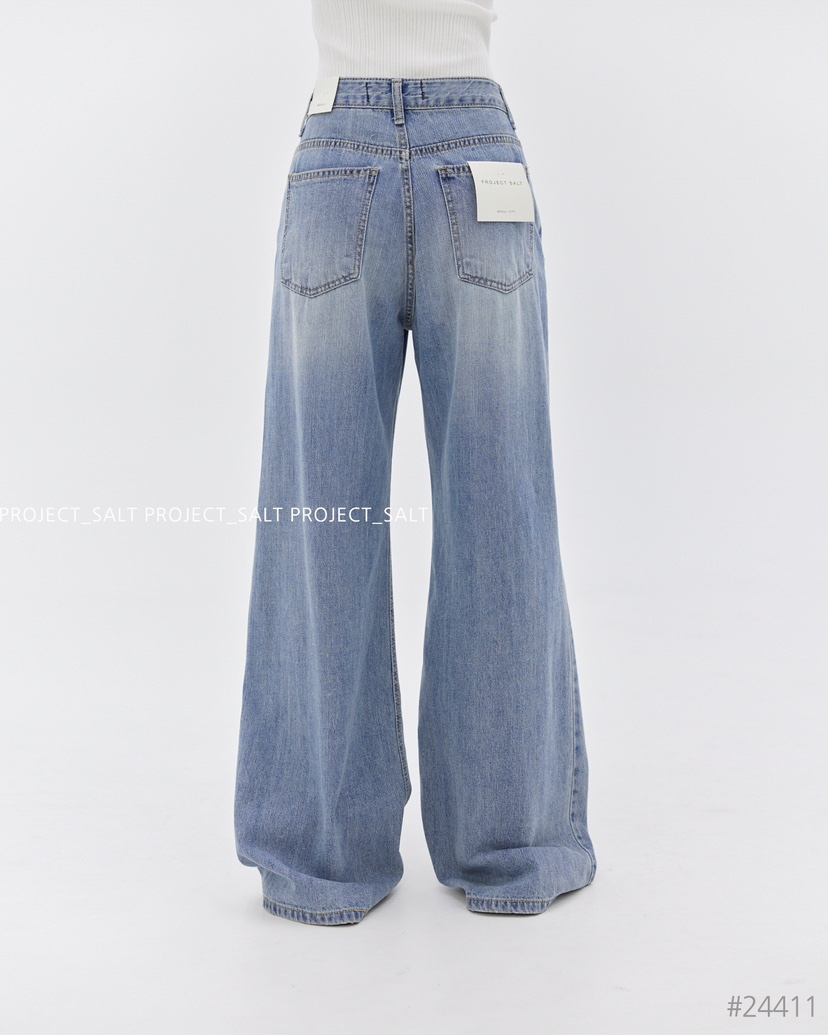 PROJECTSALT直郵韓國代購女裝新款推薦真品熱賣職業24春夏牛仔褲PROJECTSALT牛仔褲
