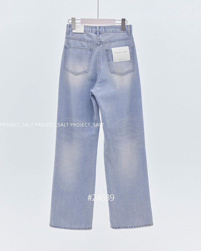 PROJECTSALT韓國直郵女裝新品24春夏職業時尚人氣熱賣牛仔褲PROJECTSALT牛仔褲