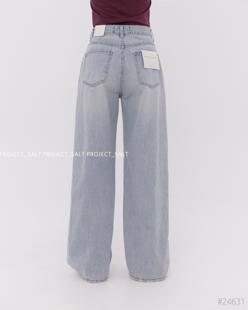 PROJECTSALT韓國直郵東大門代購女裝新品推薦熱賣24春夏牛仔褲PROJECTSALT牛仔褲