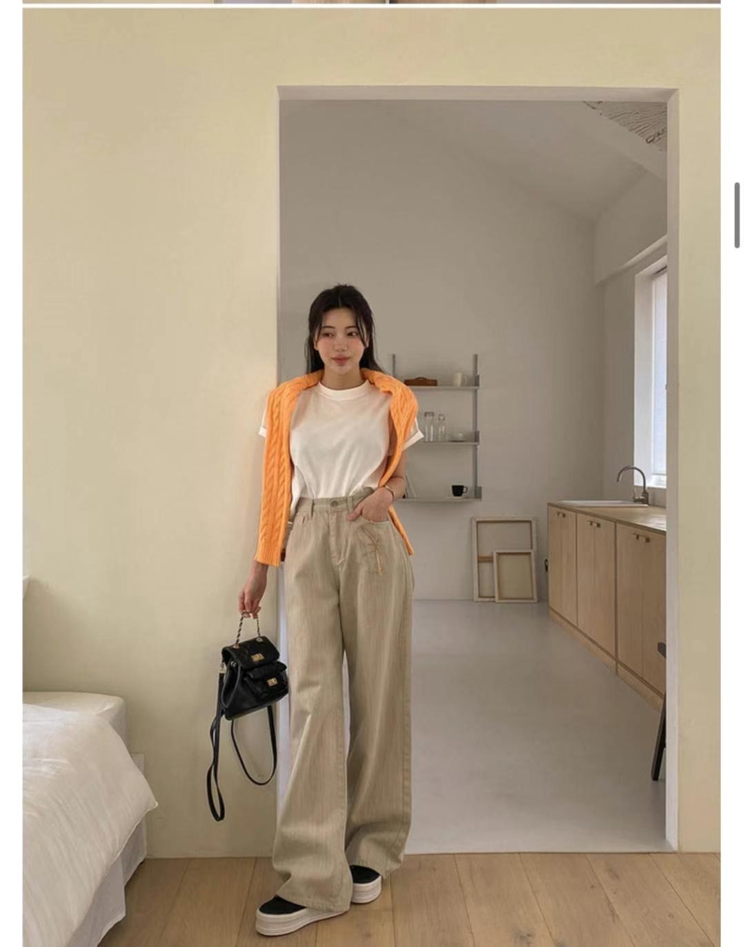 SUPER B/ACRO韓國直郵東大門代購女裝新品人氣真品牛仔褲SUPER B/ACRO牛仔褲