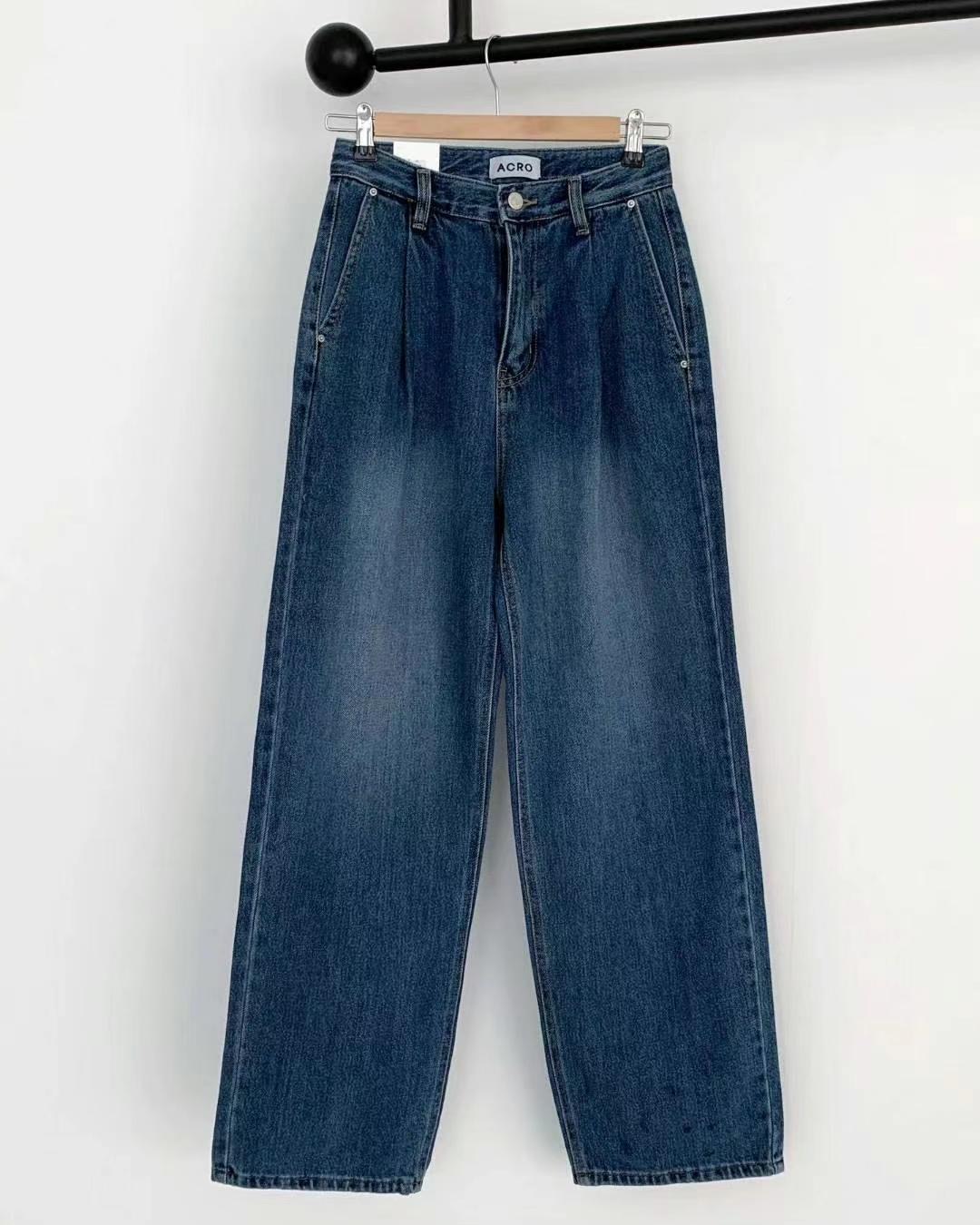 SUPER B/ACRO直郵韓國代購女裝新品熱賣人氣休閑24春夏牛仔褲SUPER B/ACRO牛仔褲