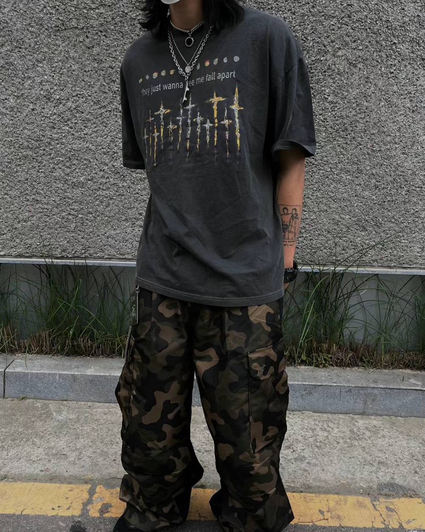 UNUSED,LAB-男裝韓國直郵東大門實拍女士新品24春夏T恤UNUSED,LAB-男裝T恤
