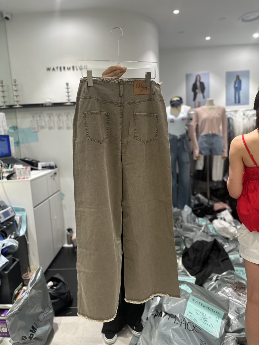 WATERMELON韓國直郵女裝新品真品24春夏時尚人氣推薦休閑褲WATERMELON休閑褲